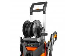 Мойка высокого давления Skiper PM-210 PRO (2800 Вт, 210 бар, 420 л/ч, самовсасывание, бесщет. двиг., катушка, щетка)